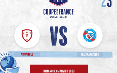 CDFF / AS Cannes – RC Strasbourg en 16 ES !